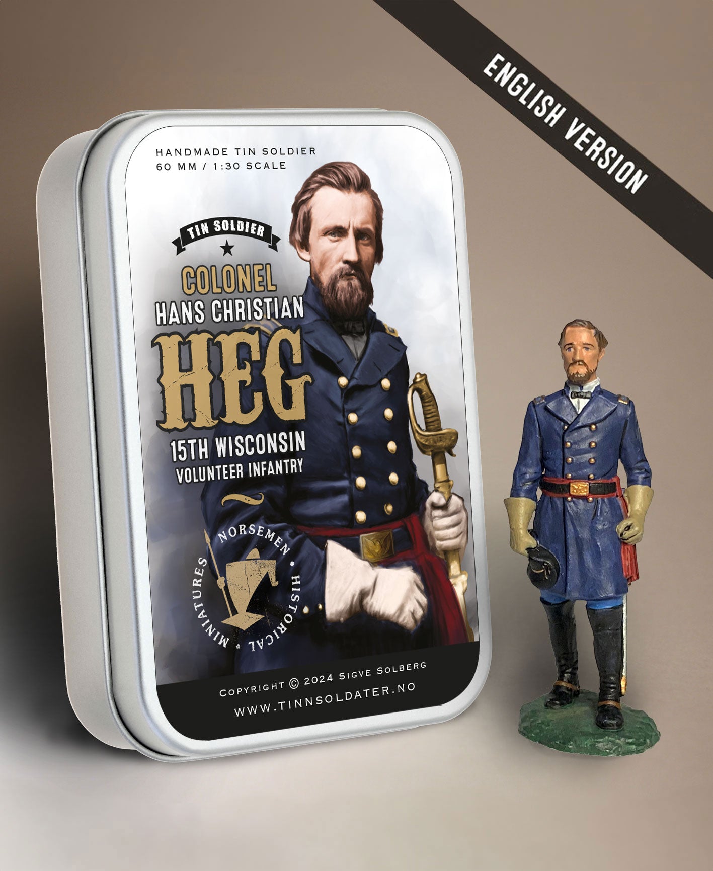 Oberst Hans Christian Heg - 15th Wisconsin