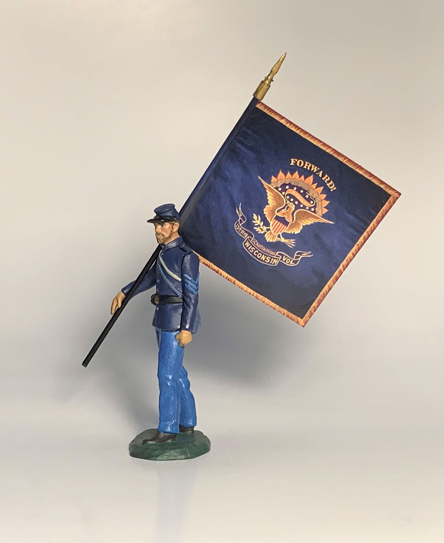 15th Wisconsin regiment standard bearer