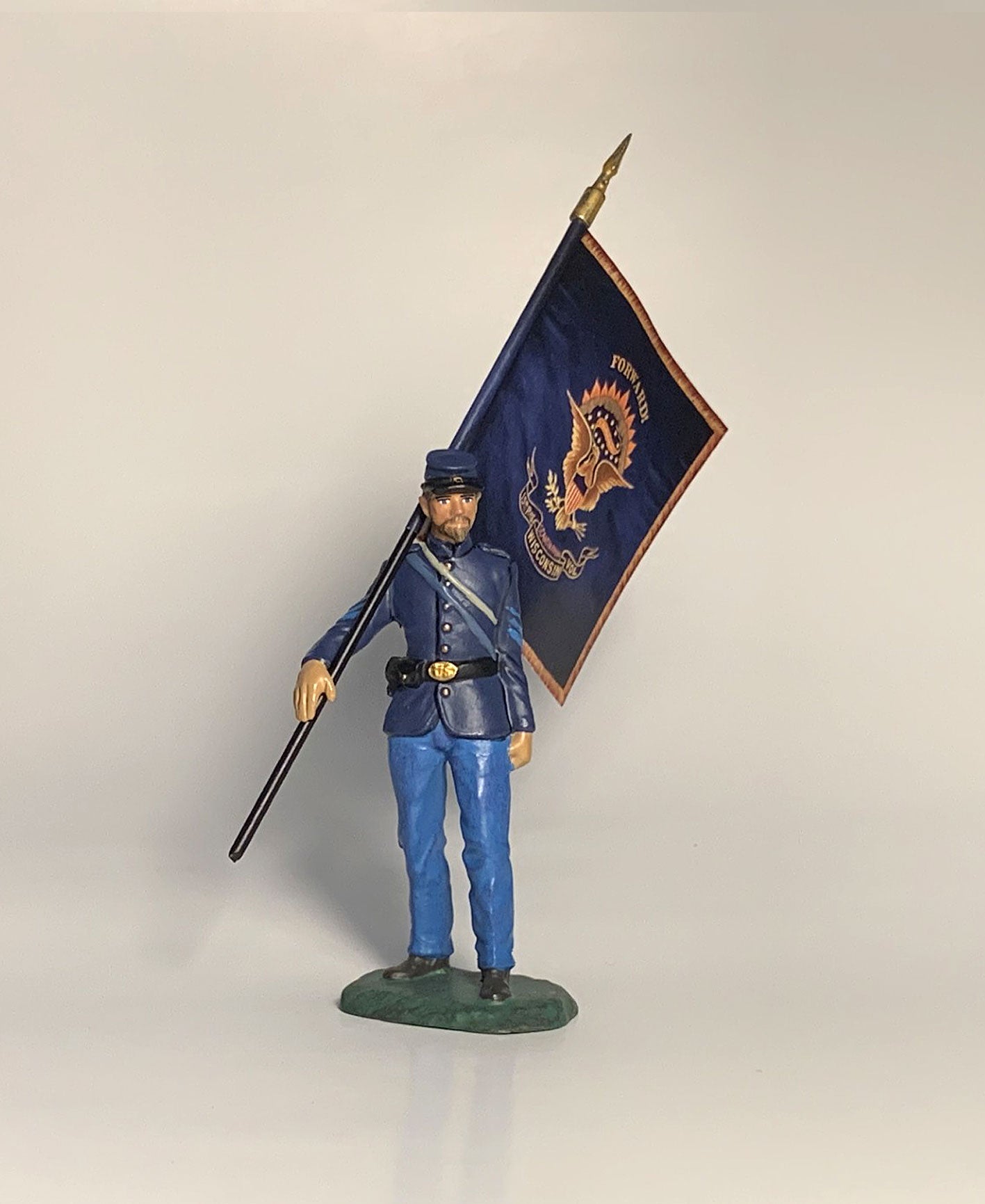 15th Wisconsin regiment standard bearer