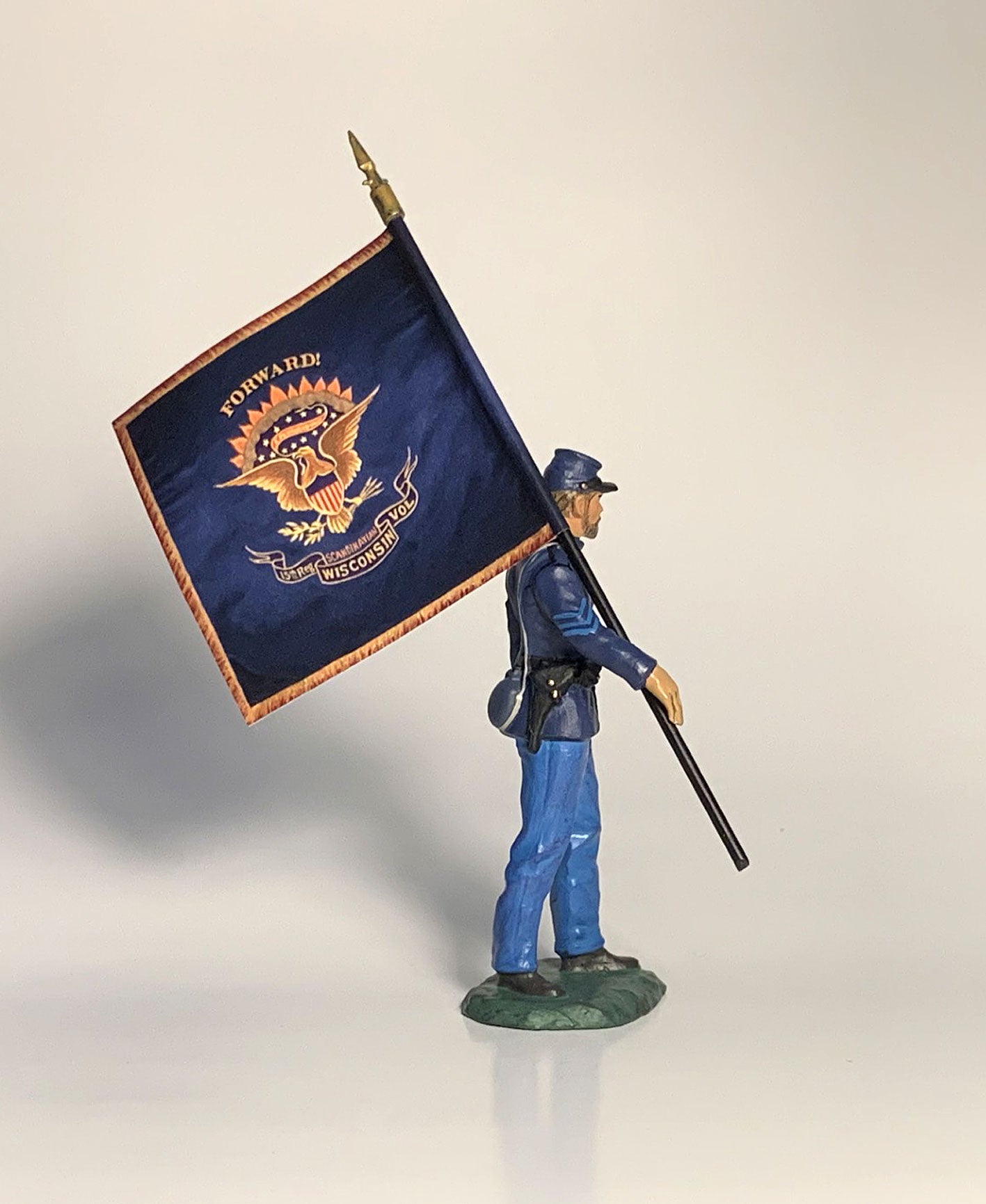 15th Wisconsin regiment standard bearer