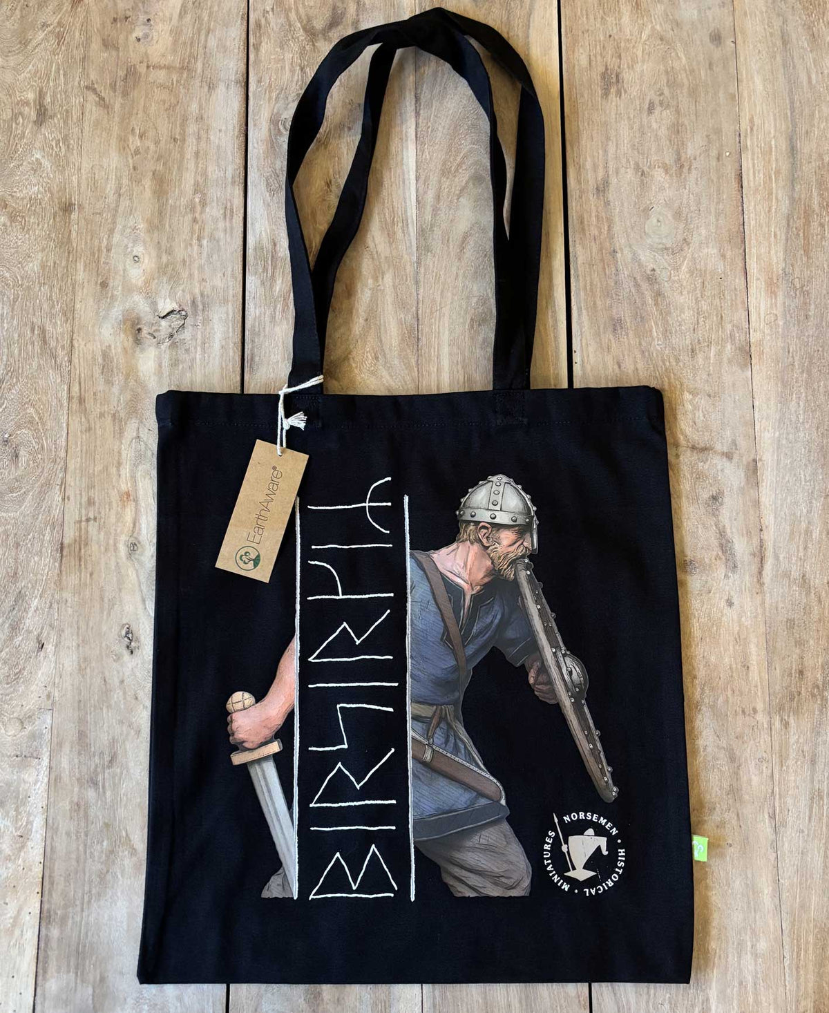 Tote Bag Viking Berserker – Black